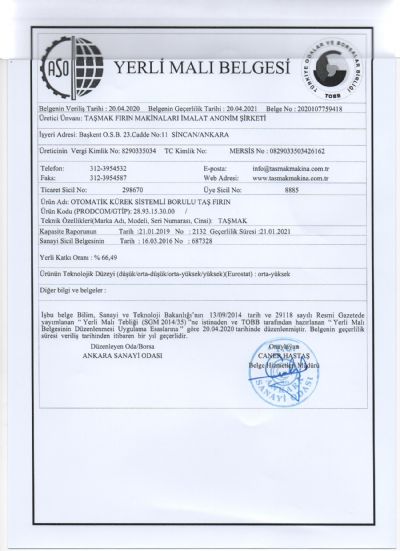 Yerli Malı Belgesi